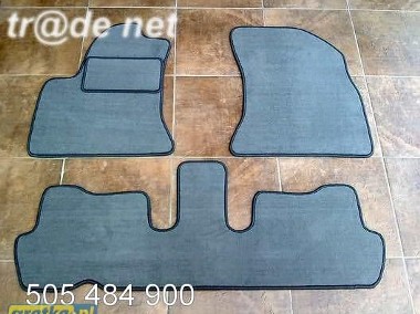 Citroen C4 Picasso od 2010 r. najwyższej jakości dywaniki samochodowe z grubego weluru z gumą od spodu, dedykowane Citroen C4-1