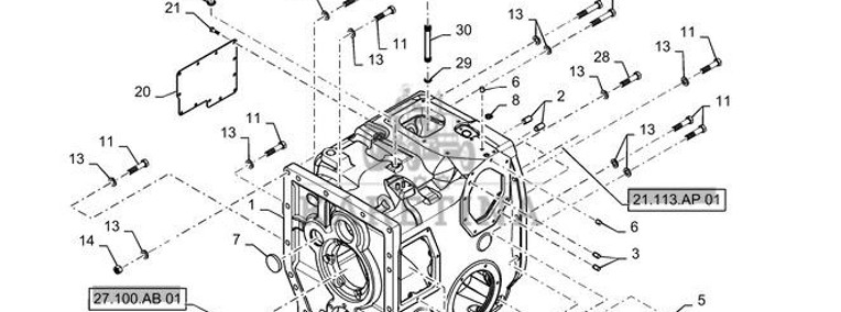 New Holland T6090 T6070 Nagrzewnica 536850R1-1