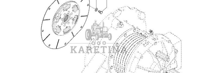 Claas Jaguar - silnik MAN D4276 - tłumik drgań 0018077350-1