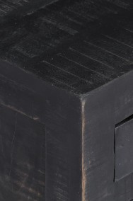 vidaXL Stolik kawowy, czarny, 65x65x30 cm, lite drewno mango247986-2