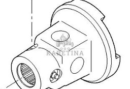 CLAAS Orbis 450 Mocowanie Główki Kosy Napędu Głównego CZĘŚCI 0004996801 00 0499 680 1
