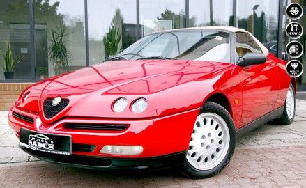 Alfa Romeo Spider V Skóry|Klima|RossoCorsa|Doinwestowany| Stan Perf.|Zarejestr.|GWARANCJ