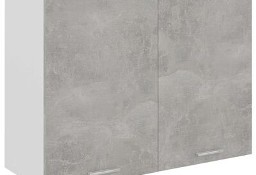 vidaXL Szafka wisząca, szarość betonu, 80x31x60 cm, płyta wiórowa