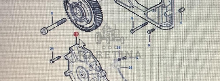 FENDT V837074707/Fendt przednia pokrywa obudowy przekładni/Fendt 6335C-1