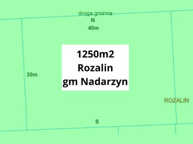 Ładna Działka Rozalin 15 min od Warszawy-1