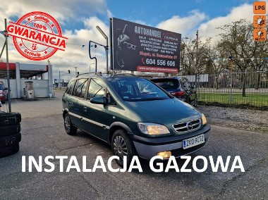 Opel Zafira A 1.8 Benzyna + LPG 125 KM, Klima, Webasto, Szyberdach, LPG na 10 LAT-1