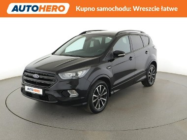 Ford Kuga II klima auto skóra/alcantara grzane fotele navi czujniki parkowania-1