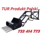 TUR Ładowacz do ciagnika T-25 Ursus C330 C360 ZETOR MF Euro-Ramka