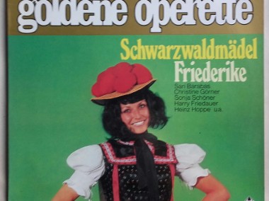 Złota operetka, schwarzwaldmadel, Friderike, płyta winylowa 1970 r.-1