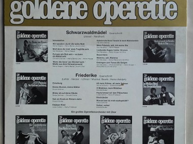 Złota operetka, schwarzwaldmadel, Friderike, płyta winylowa 1970 r.-2