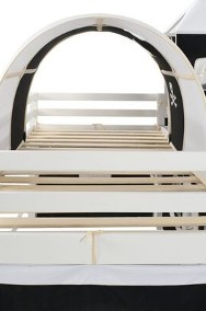 vidaXL Wysoka rama łóżka dziecięcego, zjeżdżalnia i drabinka, 97x208cm-3