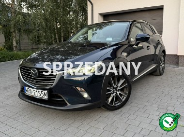 Mazda CX-3 BI-XENON*Nawigacja*HUD*Grzane*Fotele*Kamera*Cofania*Czujniki*Park*AS-1