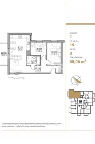 Mieszkanie 3pokojowe 58m2 Rumia Nowa Inwestycja-2