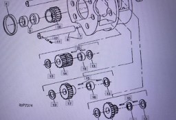 John Deere R112072/wałek zębaty/John Deere 4555/4755/4955