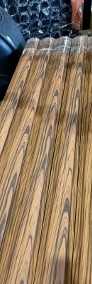 Sztachety metalowe w kolorze imitacji drewna - ROSE WOOD-3