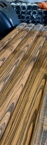 Sztachety metalowe w kolorze imitacji drewna - ROSE WOOD-4