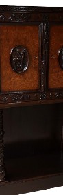 Fascynująca Unikatowa Dębowa Komoda Barek Lata 1900/1910 Antyk-3