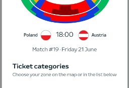 Kupię bilety Polska - Austria EURO 2024