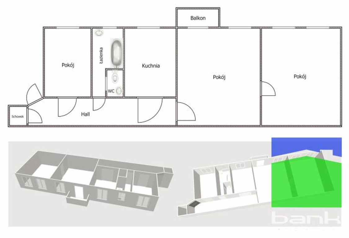 Centrum - na sprzedaż M4 - 102,78 m² al. 1 Maja - Widok 3