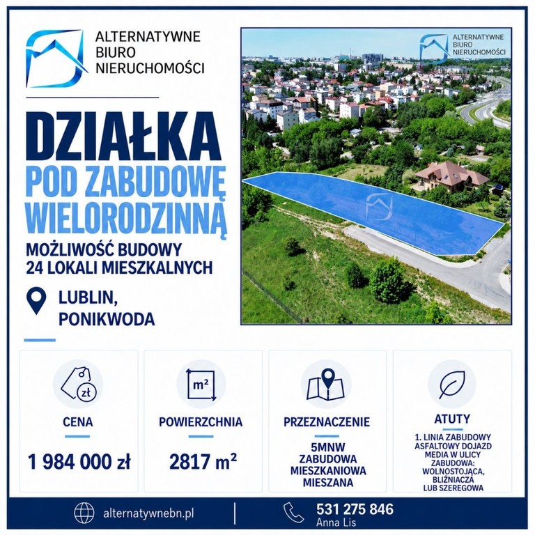 działka lub grunt na sprzedaż