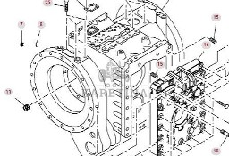 Massey Ferguson 8470 8480 Obudowa Tylnego Napędu CZĘŚCI 926150050014