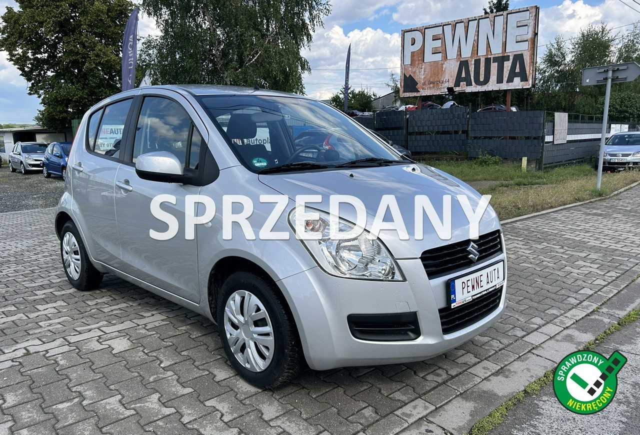 Suzuki Splash Jeden właściciel/Niski przebieg/Oryginalny lakier/Sprawna klimatyzac