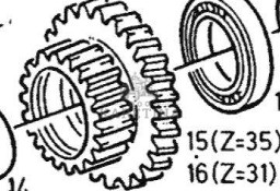 Deutz Fahr Agrostar 6.11 6.21 6.31 6.71 Koło Zębate Skrzyni Biegów CZĘŚCI 04330912