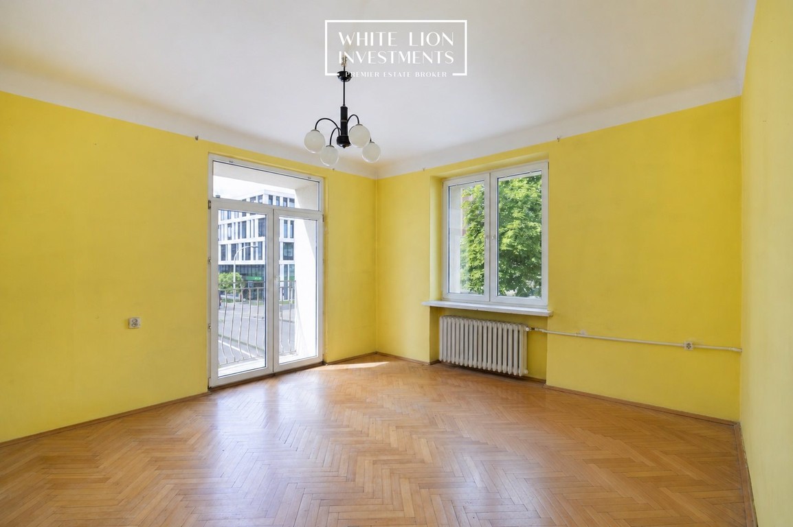 2 pokoje| 46,7 m²| 2 balkony| Kamienica| Mokotów - Widok 2