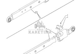 New Holland T6090 T6070 Zesp konc ciegla pod 47137113