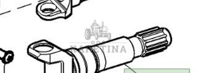 John Deere 7830 Jarzmo przegubu uniwersalne RE250836 R250839 R250848 R250848-1