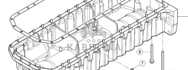 CLAAS Arion 610 660 Miska Olejowa Silnika CZĘŚCI 0011700380 00 1170 038 0-1
