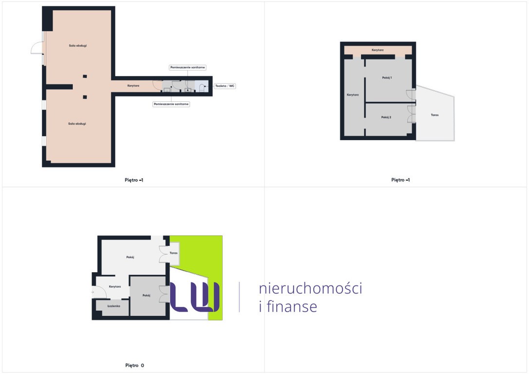 2poziomy,witryna,wejścieodulicy,parking,komórka - Widok 2