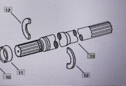 Przekładnia stoźkowa John Deere Nr części R 83035