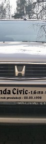 Sprzedam Hondę Civic VI 1,6 iES 115 KM benzyna 1998 Hatchback 5d-3
