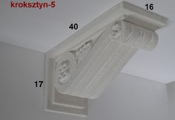  kroksztyn-5  40x17x16cm, wsporniki, sztukateria pokrywane