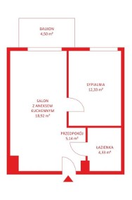 Mieszkanie, sprzedaż, 40.72, Gdańsk, Orunia-2