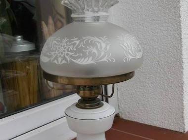 szklana lampa- lampka jak naftowa-1