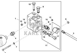 John Deere 960 - Elekt. zawór proporcjonalny DC217716 (Układ hydrauliczny)