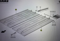 Blacha Stopnia Claas Mega 370-340 Nr kat. części 000 662 664 0 Nr kat. części 000 662 664 0