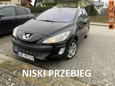 Peugeot 308 I Benzyna, klimatronik, 9 airbag, światła dzienne, hak, 7 miejsc-1