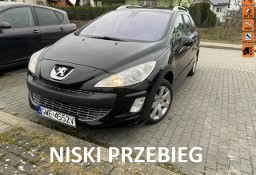 Peugeot 308 I Benzyna, klimatronik, 9 airbag, światła dzienne, hak, 7 miejsc