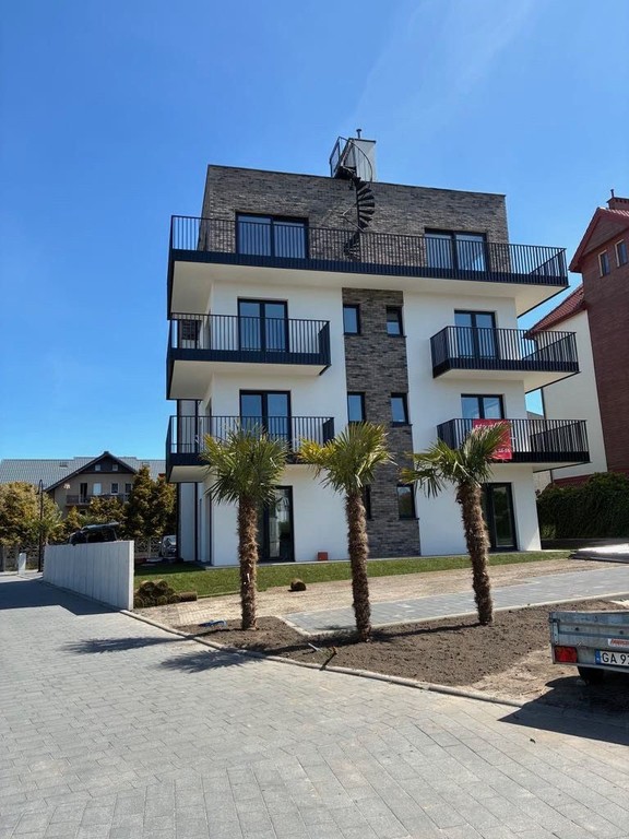Prywatny taras 70 m2 na dachu-widok na morze