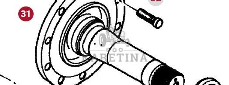 Fendt 816 818 822 824 Vario Wał Osi Tylnej H822100150100-1