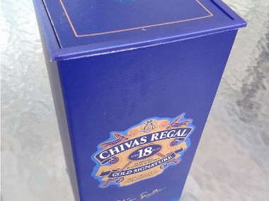 Kolekcjonerskie Pudełko Opakowanie Karton Etui po whisky CHIVAS REGAL poj 700ml -1