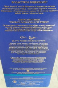 Kolekcjonerskie Pudełko Opakowanie Karton Etui po whisky CHIVAS REGAL poj 700ml -2