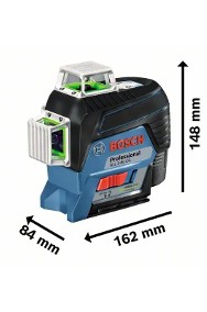 Laser liniowy GLL 3-80 CG z akumulatorem 12 V Li 1x2Ah, L-BOXX Bosch 0601063T00-2