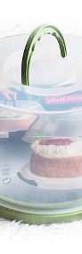 Pojemnik okrągły na Tort, ciasto PLAST TEAM Nowy-4