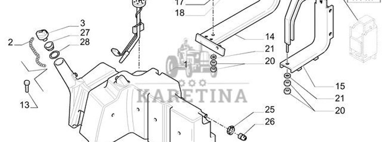 New Holland T6010 T6070 Wskaznik paliwa 87606282-1