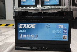Akumulator EXIDE AGM START&STOP EK700 70Ah 760A Luboń (obok Poznania)