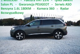 Peugeot 5008 II F-VAT23%,1 właś., salon PL, ASO, 1.6(180KM) PureTech Allure+ S&amp;S